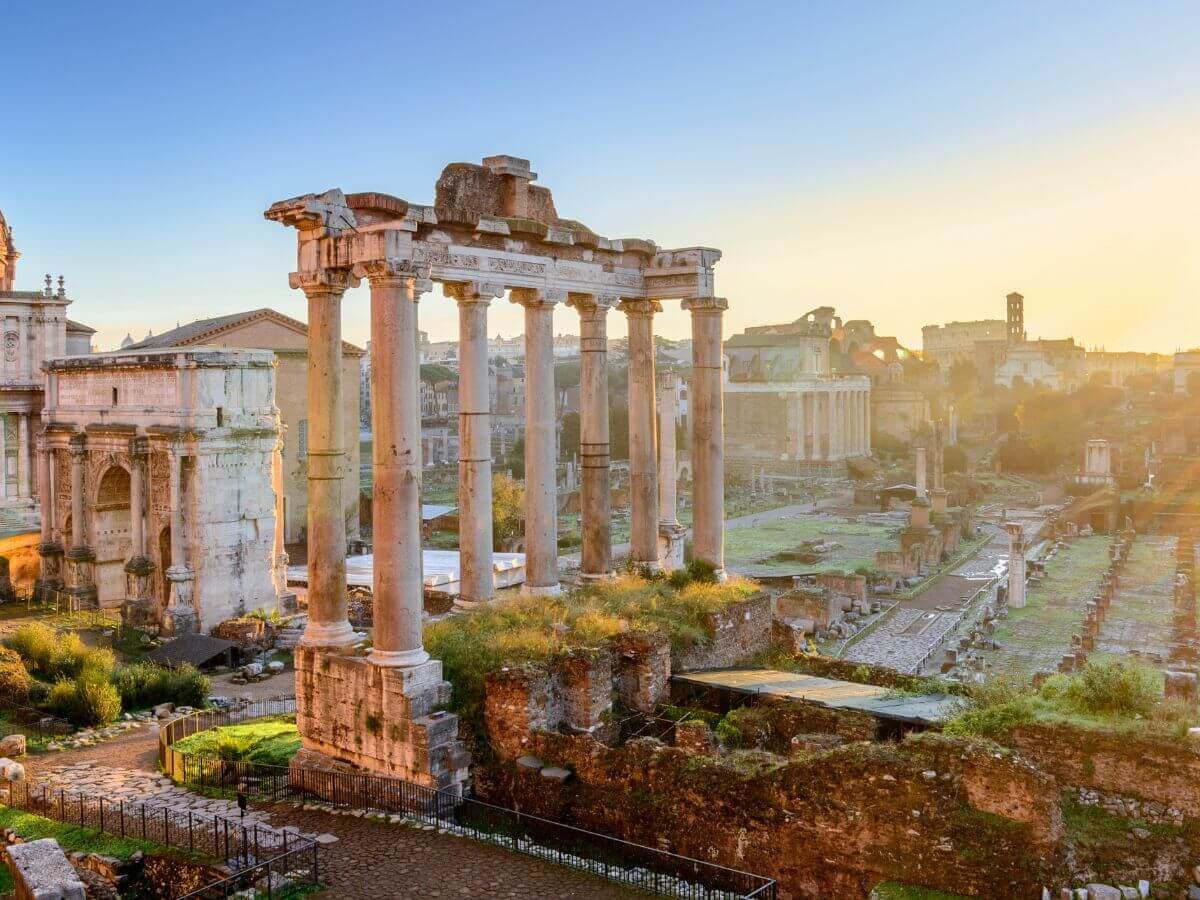 Roman ruins in Rome