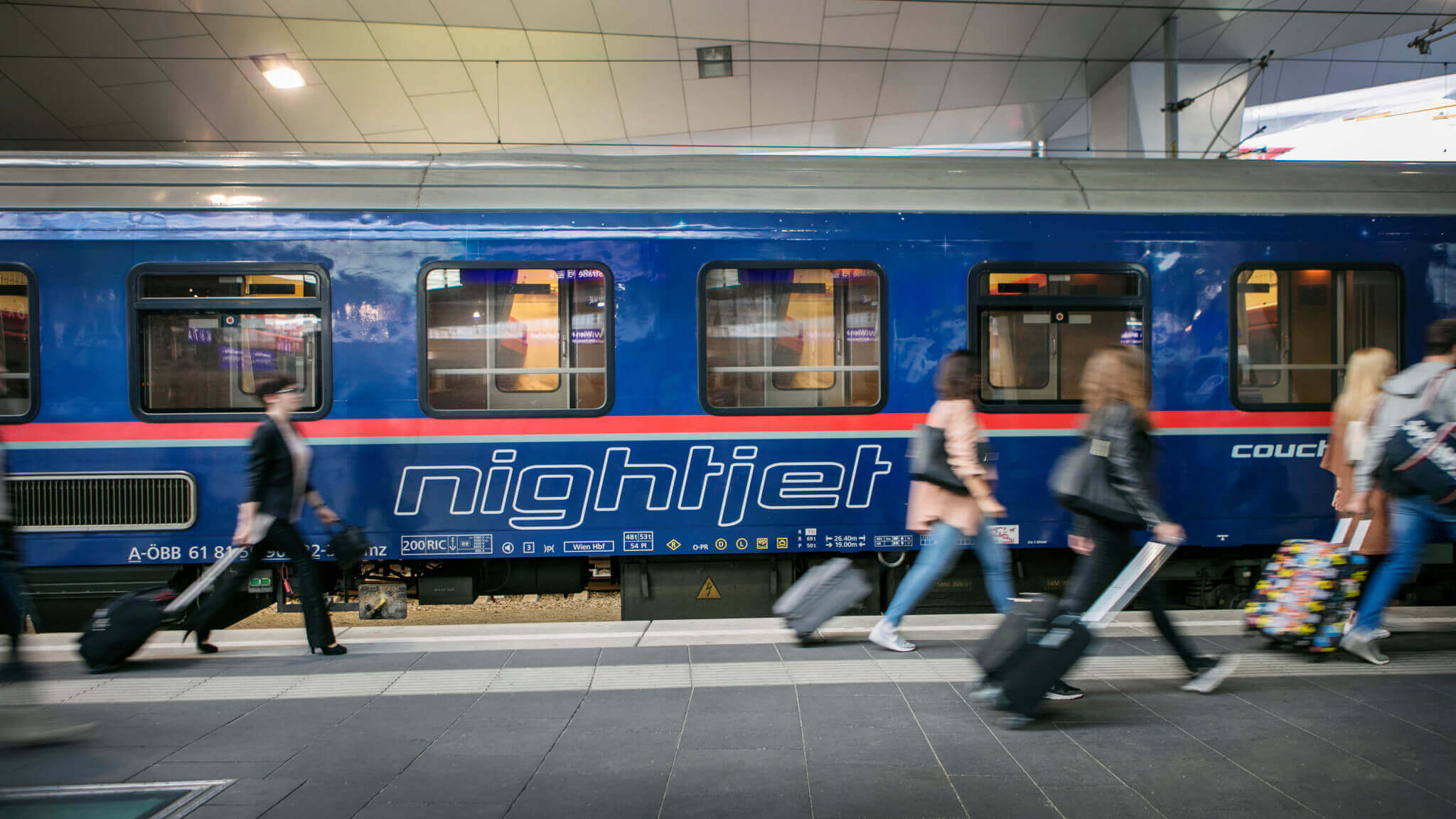 Overnight train from Zurich to Hamburg with a double sleeper cabin