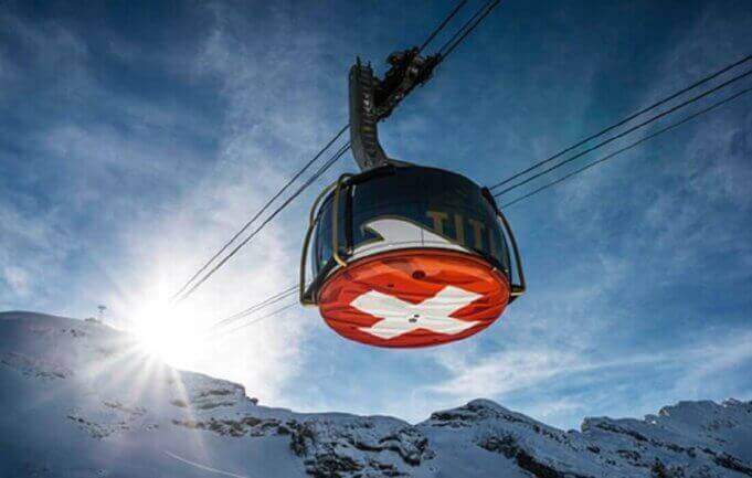 Mount Titlis toppen