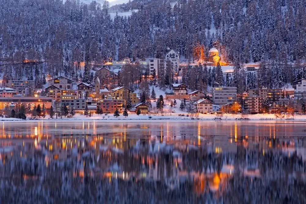 Stay in a centrally located hotel in St. Moritz