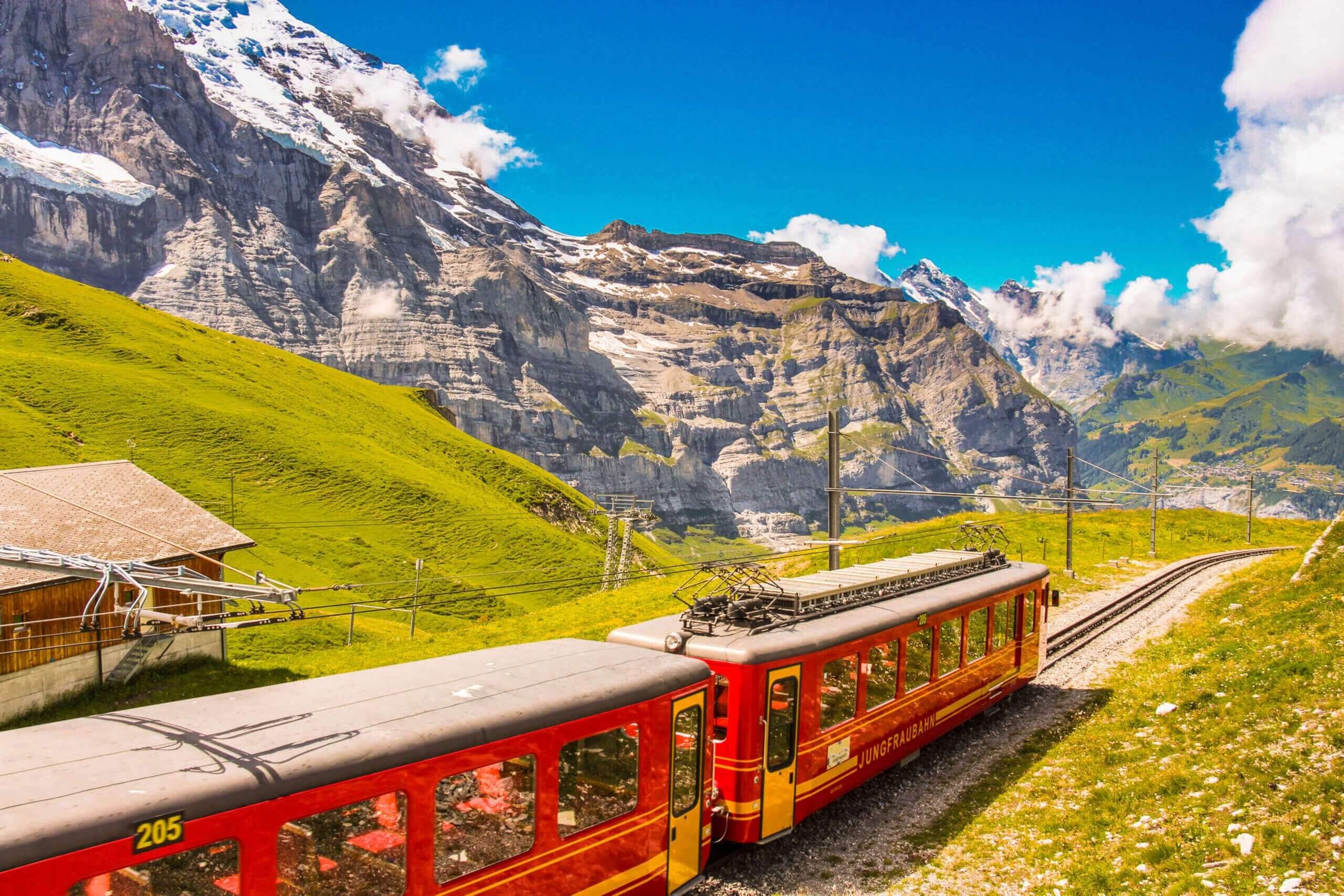 Take the Jungfraujoch railway