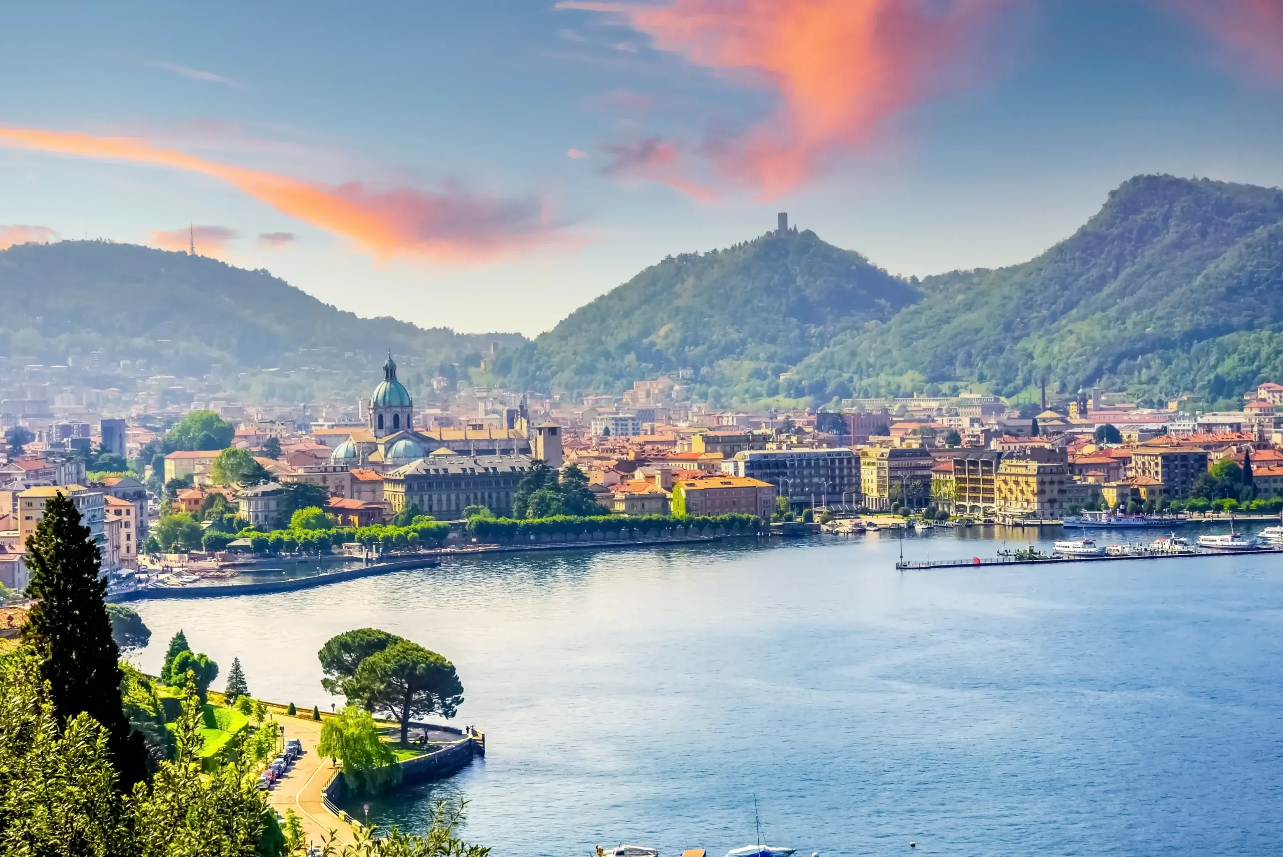 Beautiful views of Lake Como