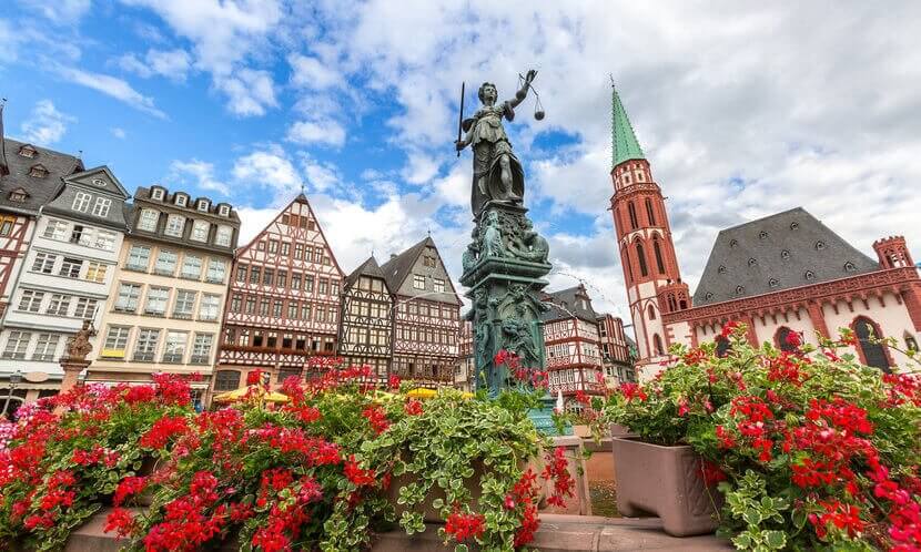 De gamle huse I Frankfurt