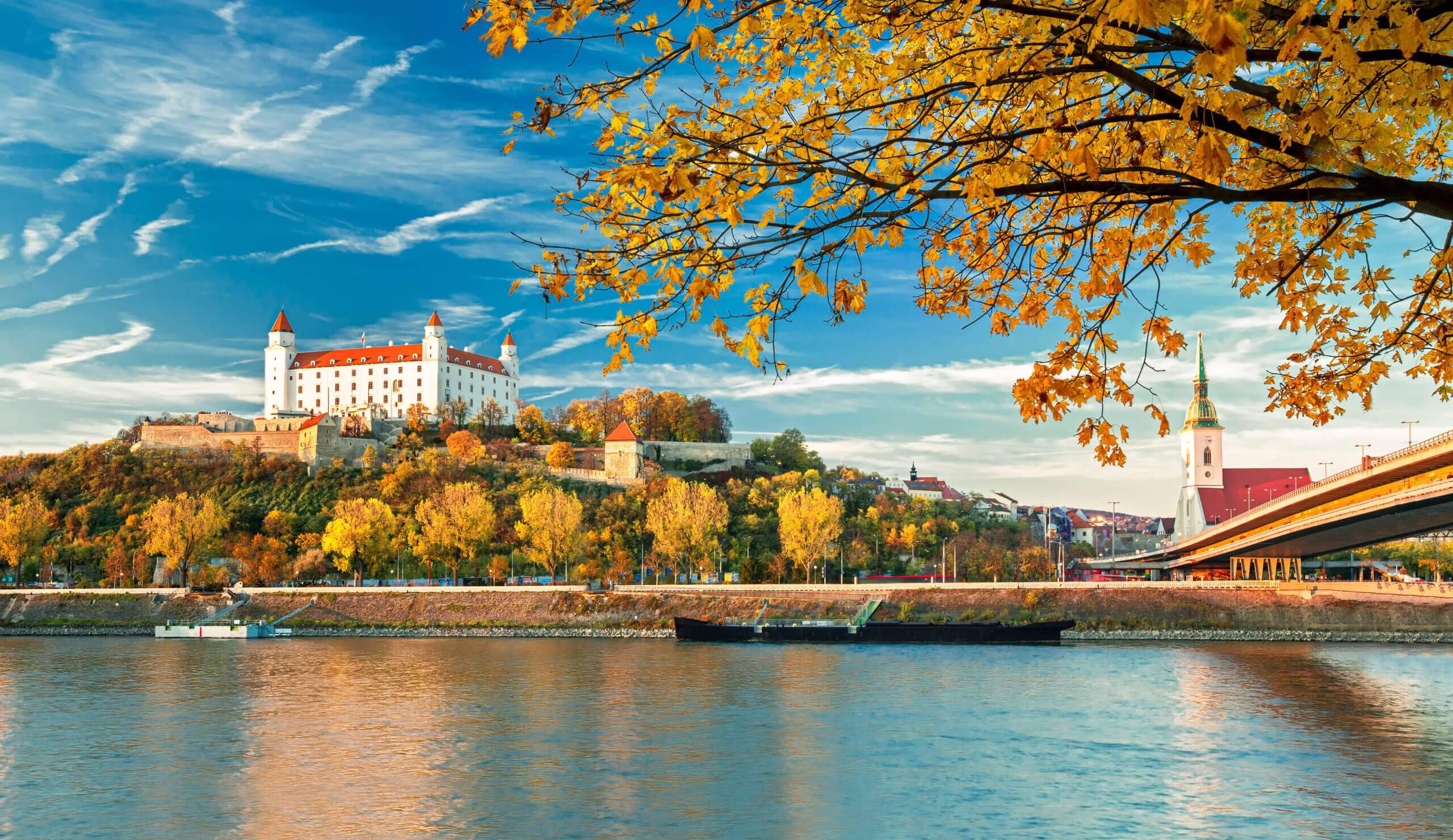 Walk through Bratislava’s Old Town and enjoy the view from the castle