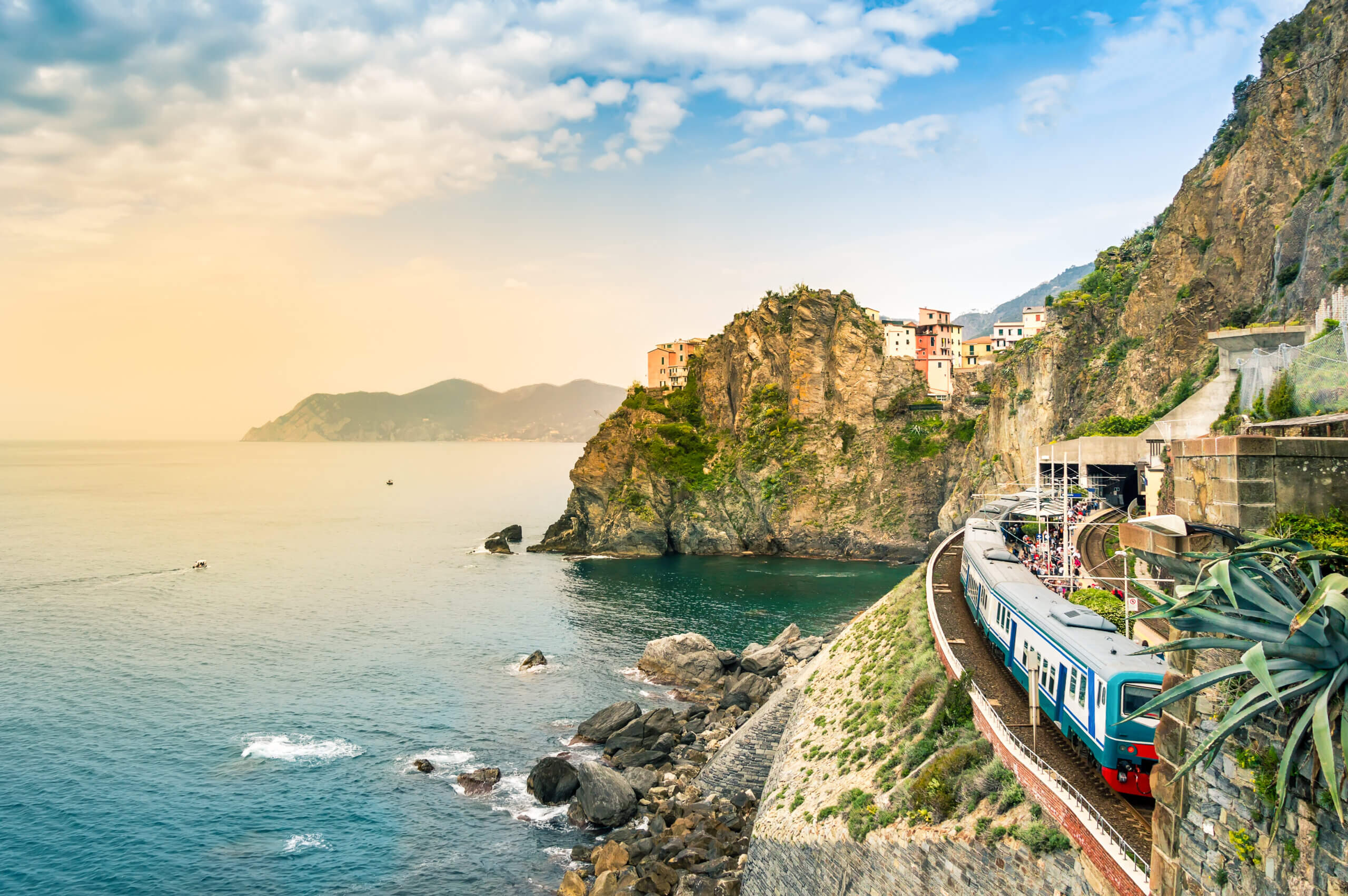 Travel on the spectacular regional trains along the coastline