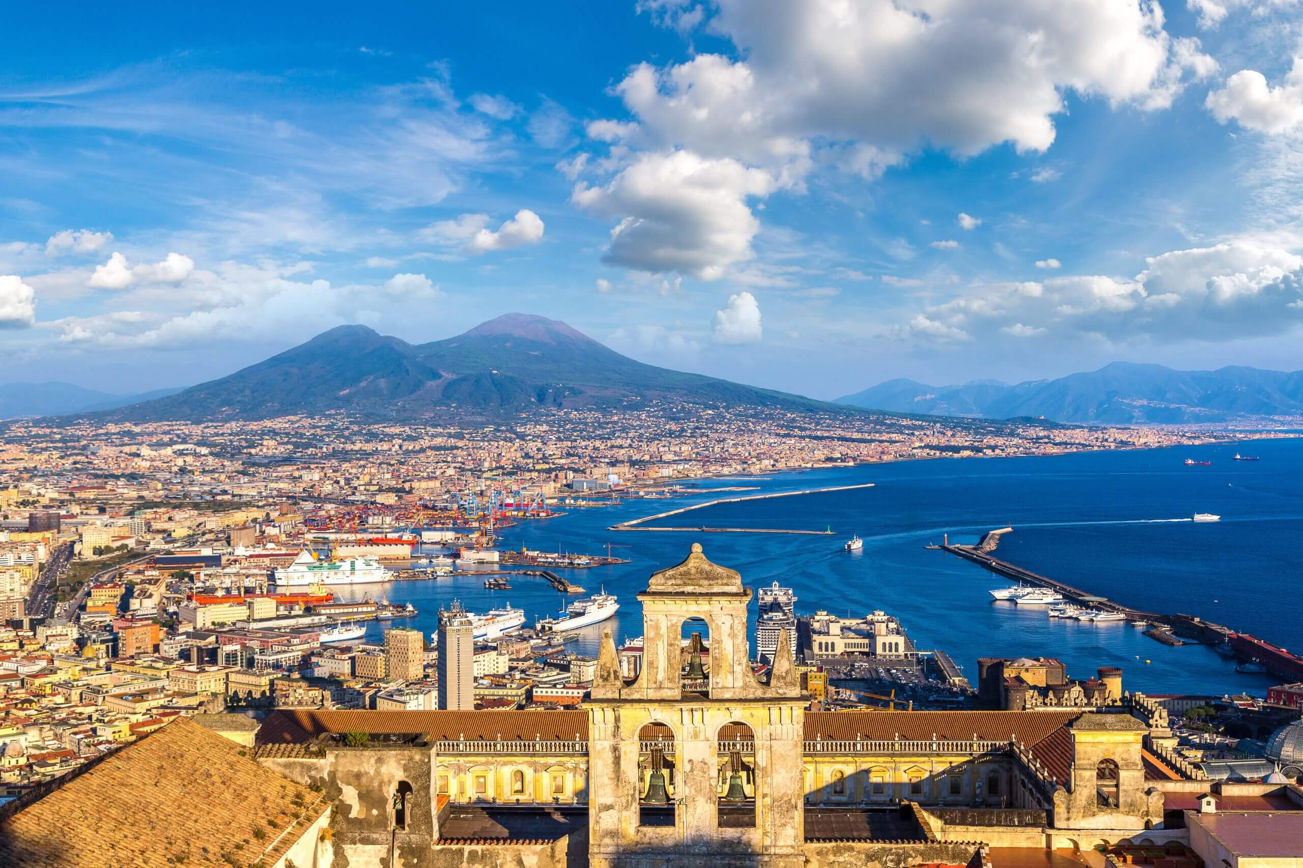 Udsigt over Napoli