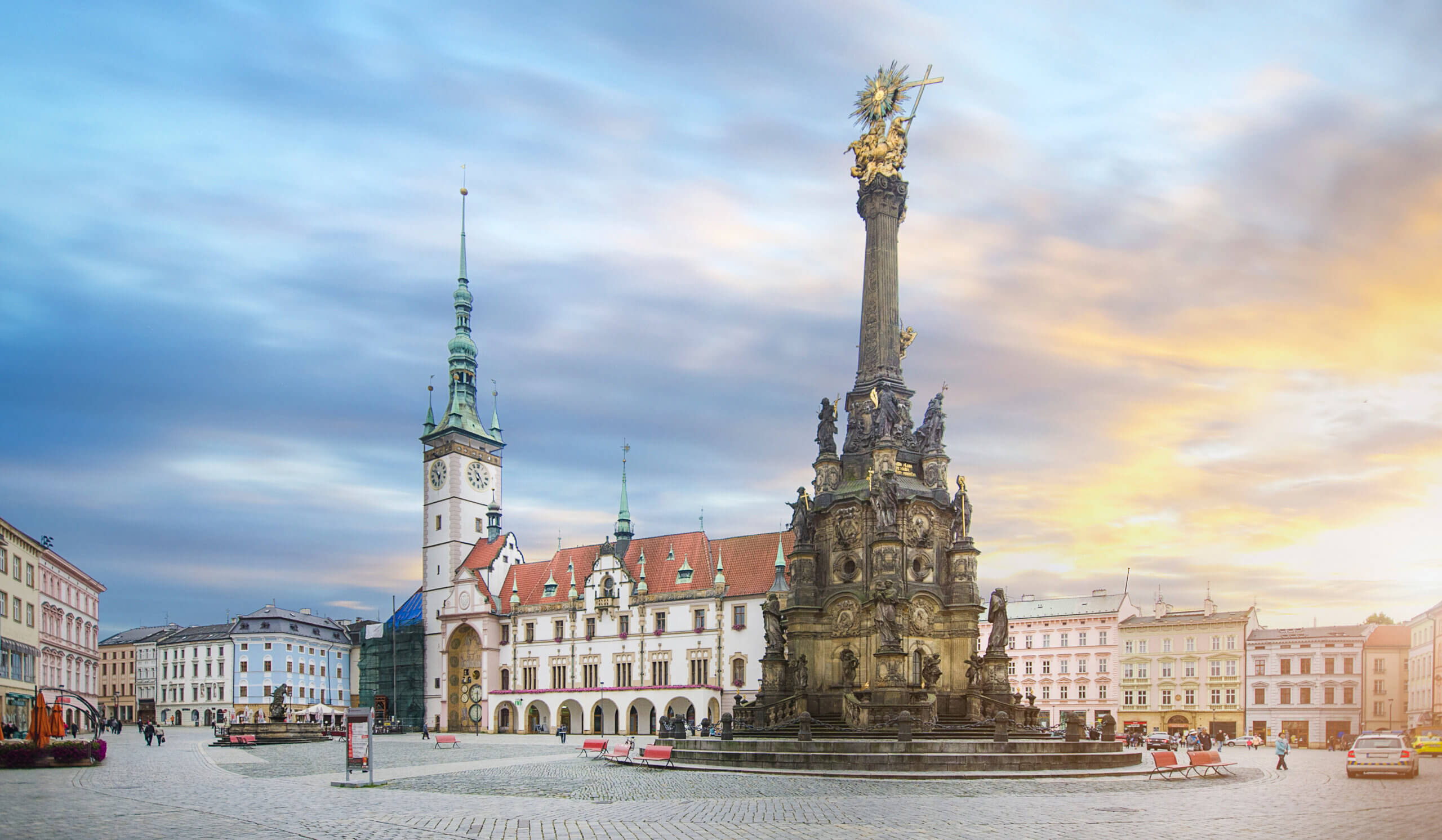 The Old Town Hall Square in Olomouc