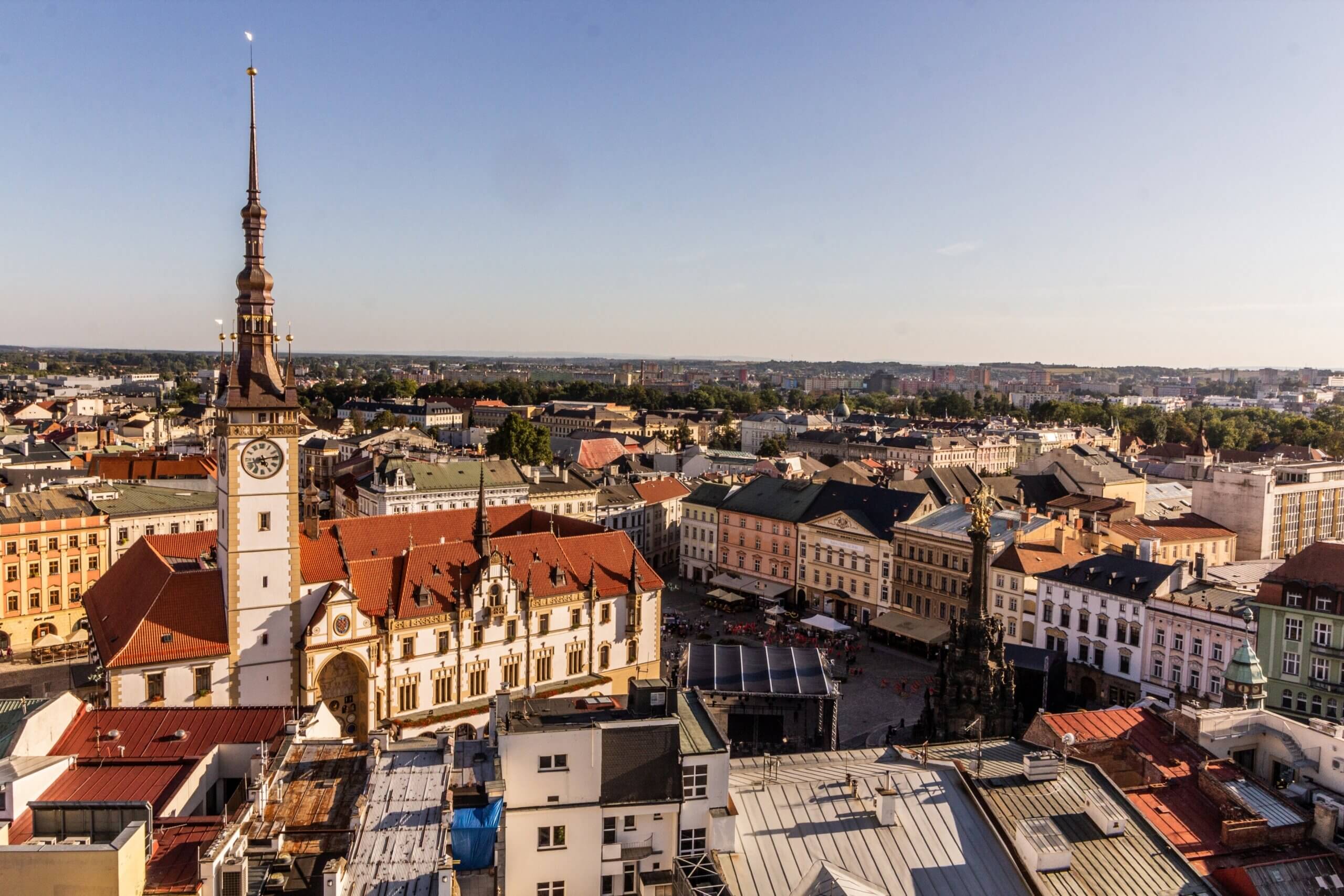 The historic city centre of Olomouc is UNESCO-listed