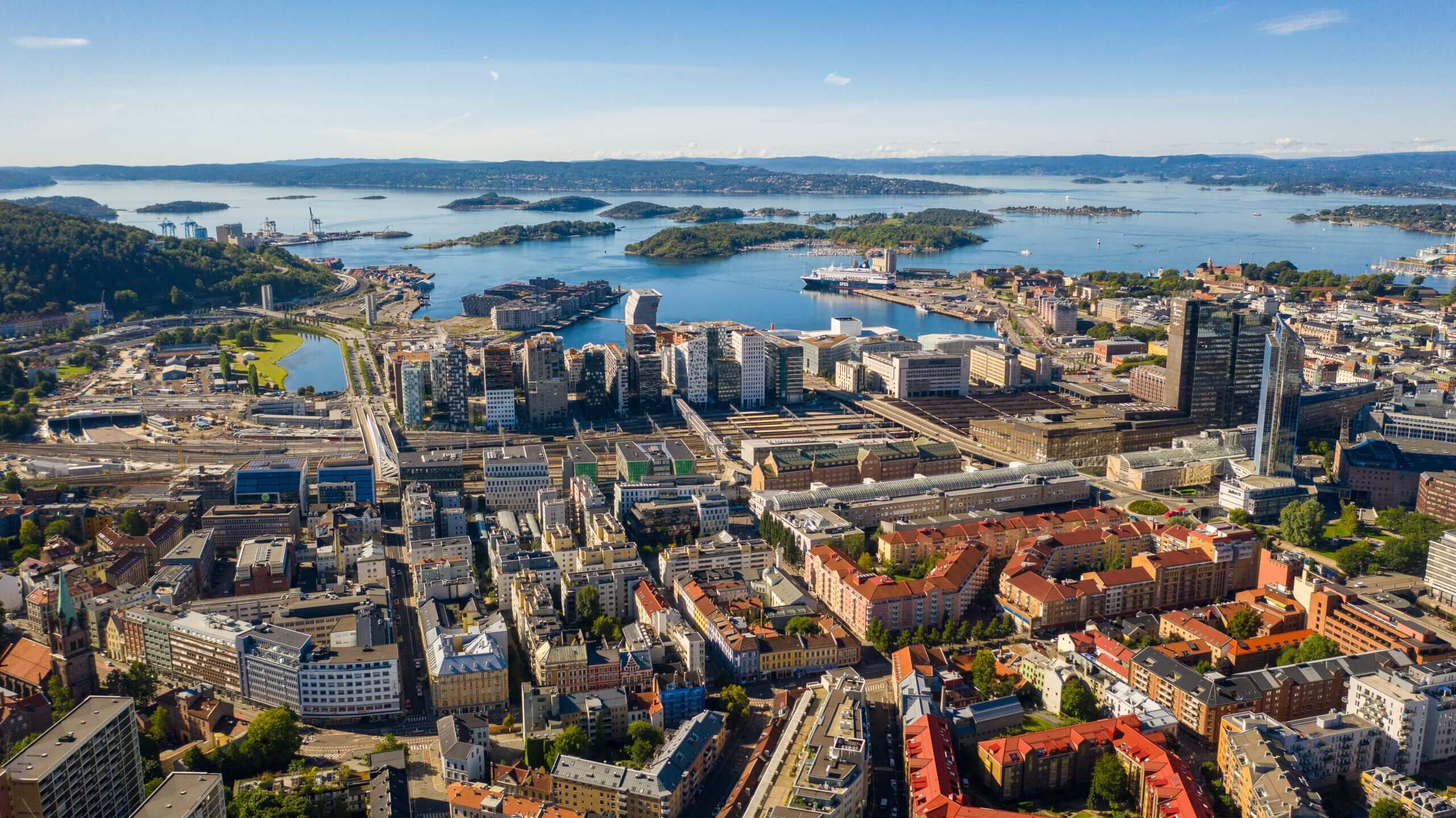 Return from Oslo by ferry, flight, or train