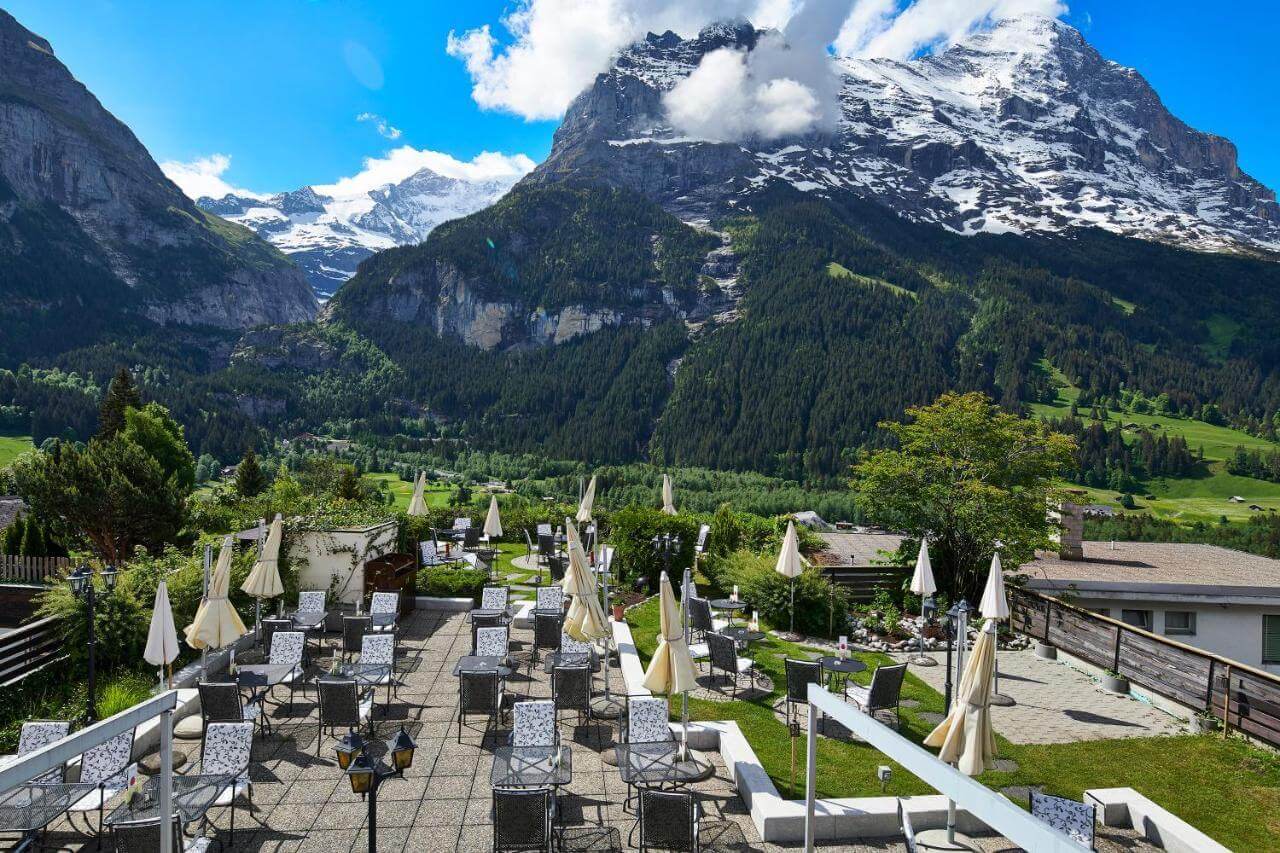 View from Hotel Spinne
