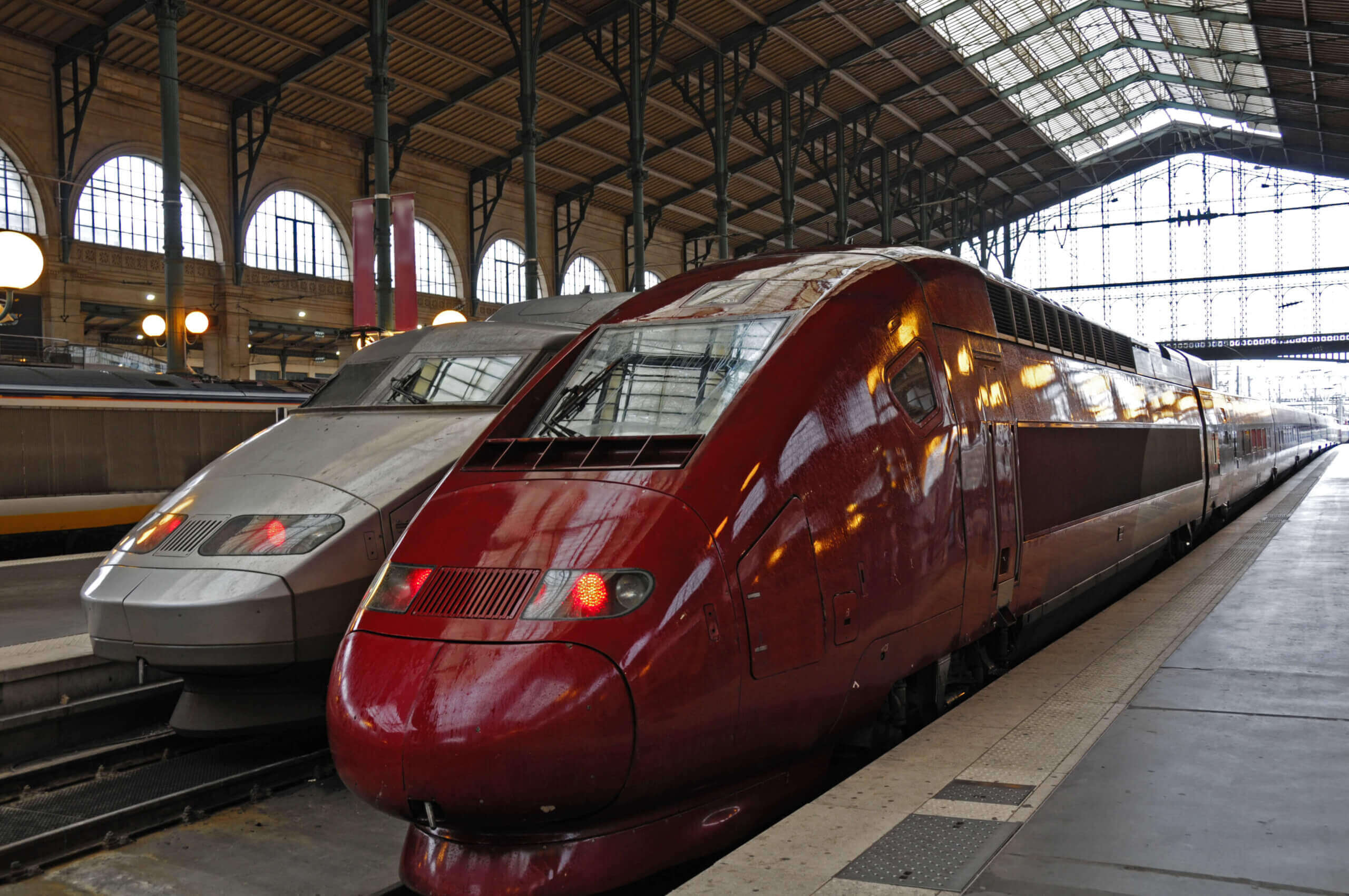 Thalys high-speed train from Cologne to Brussels
