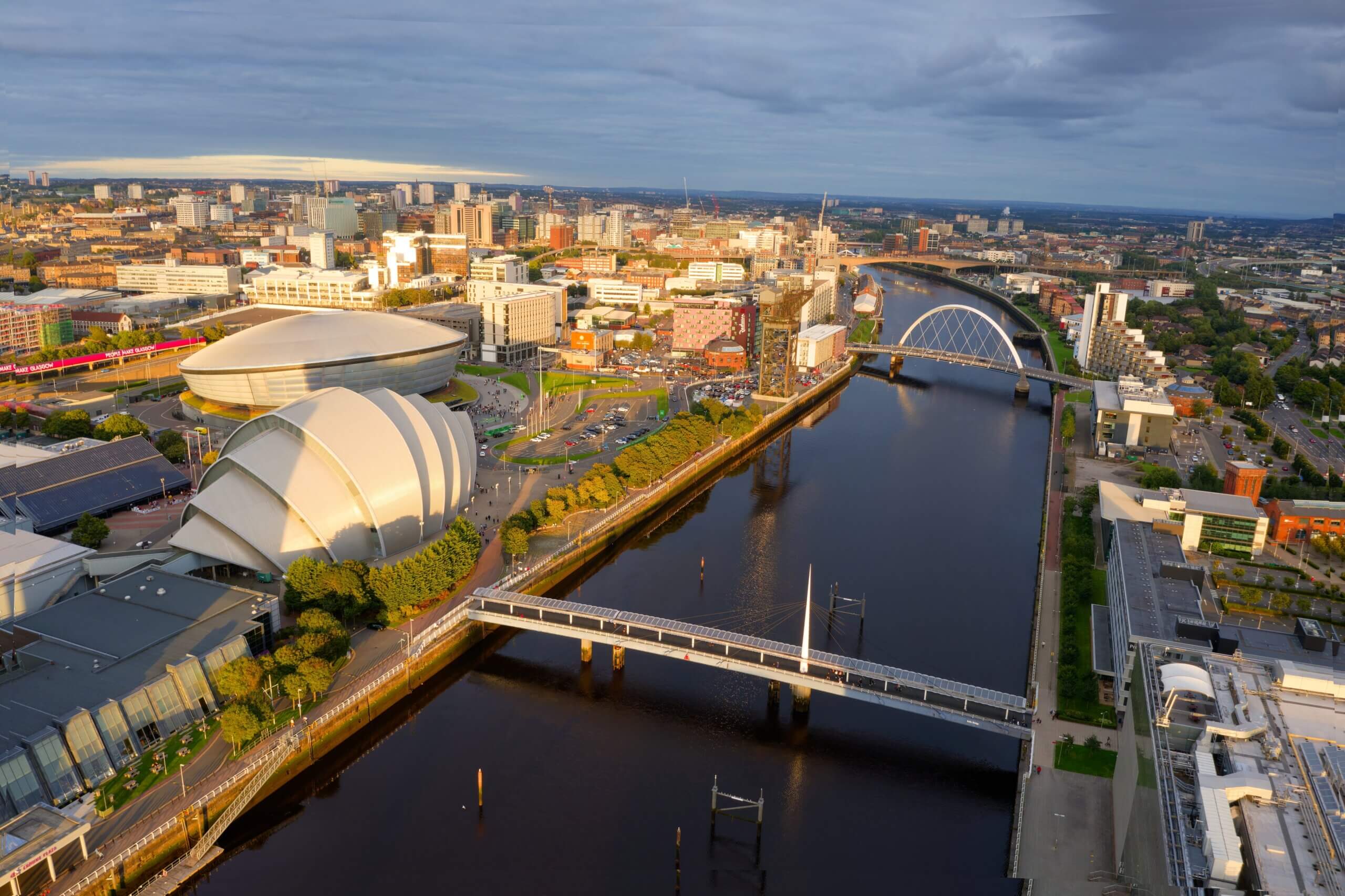 Glasgow Arc and Bells Bridge