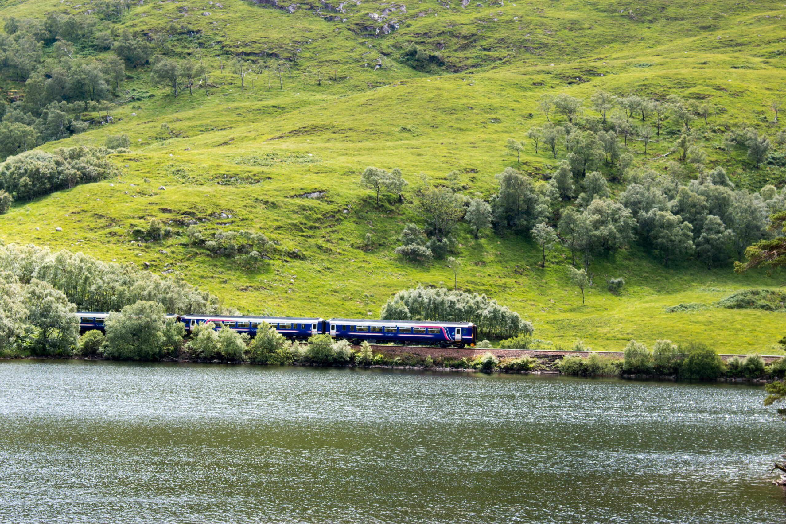 Scottish Highlands Train Journey