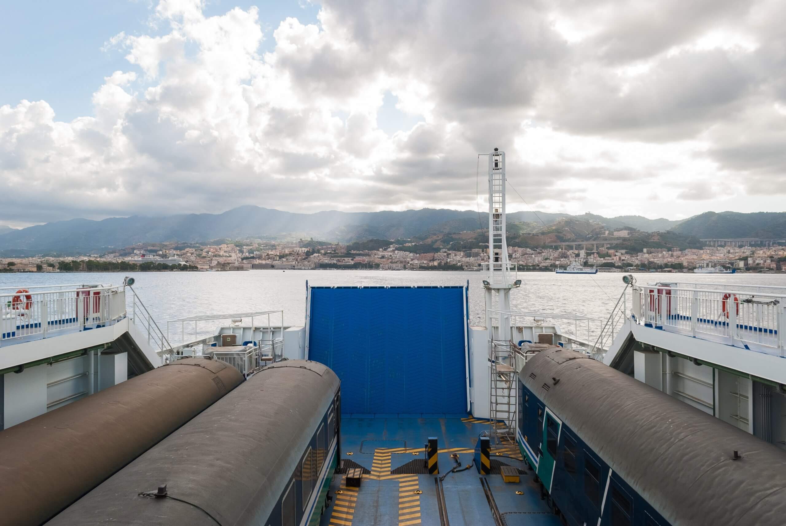 Train ferry to Sicily