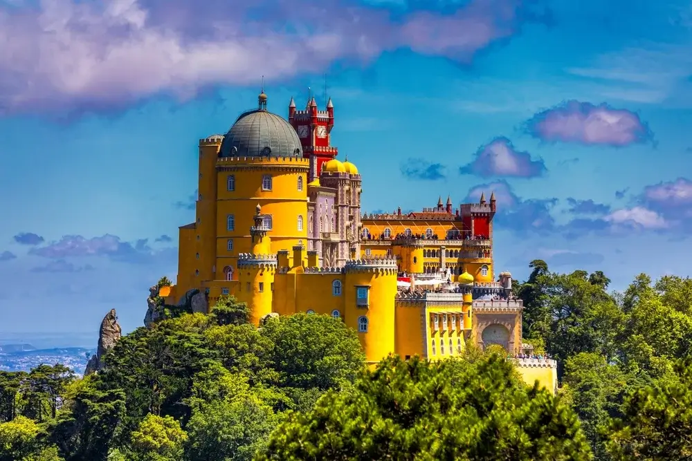 Charming Pena Palace in Lisbon
