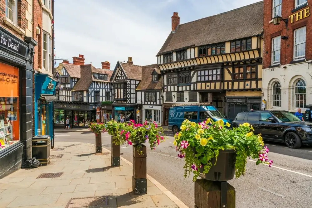 A day in the historic streets of Shrewsbury