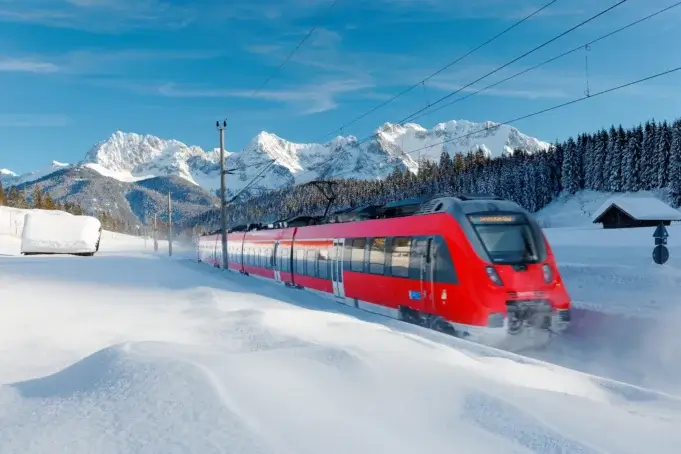 Skirejse med tog til Garmisch-Partenkirchen