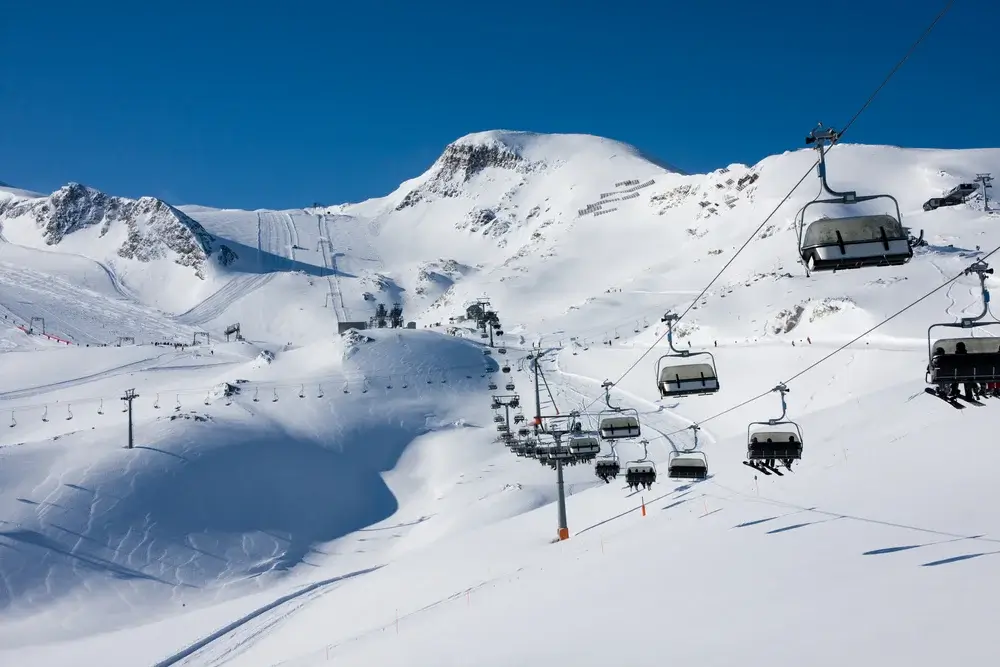 Skilifte i Kaprun 