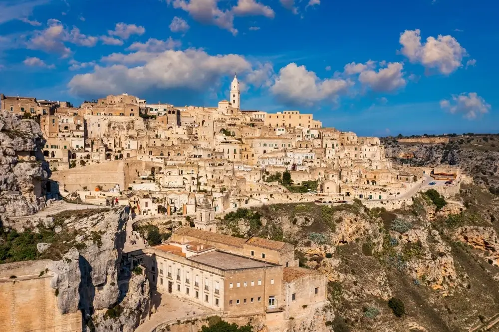 udsigt over Matera
