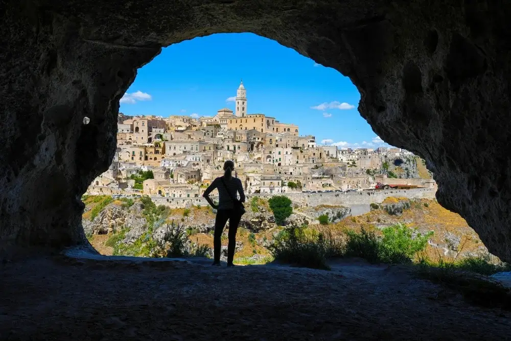 Bo I grottebyen Matera