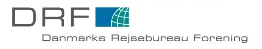Togrejser Europa er en del af Danmarks Rejsebureau forening. logo.