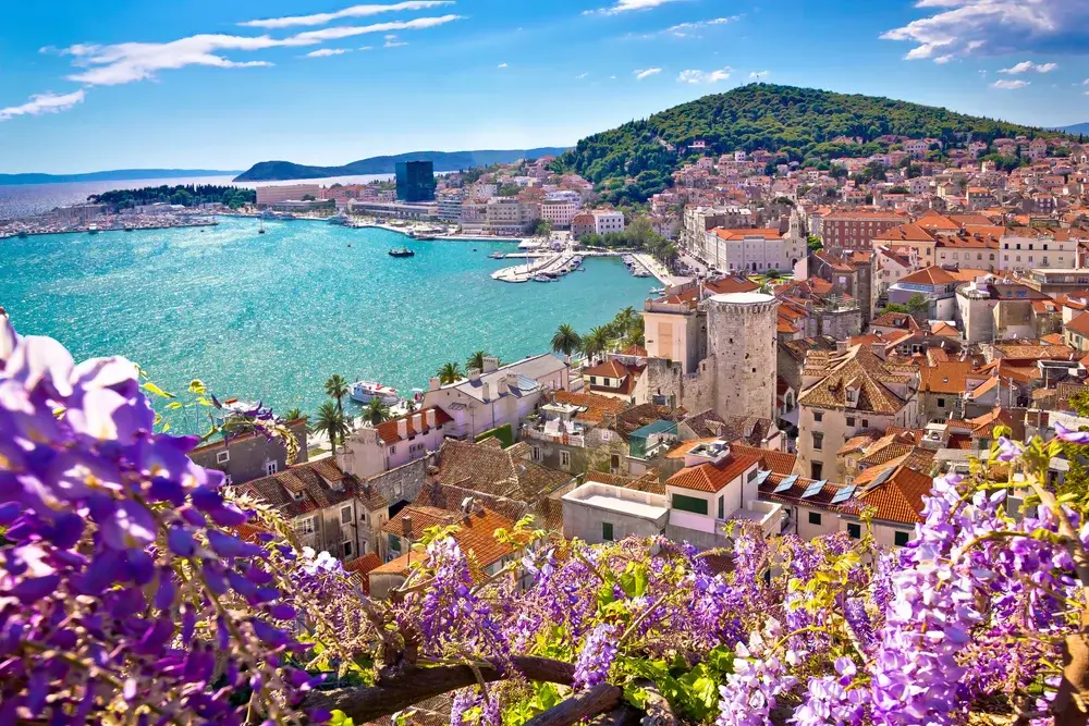 The coastal city of Split