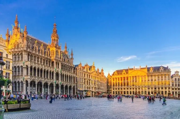 Bruxelles belgien med tog