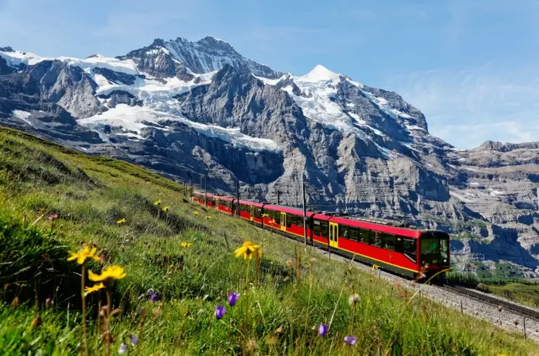 Jungfraujoch i Schweiz