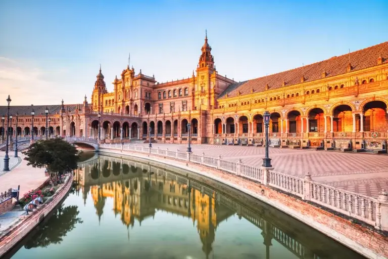 Plaza de Espana Sevilla i Spanien